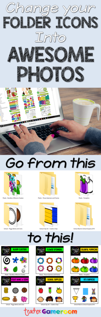 Change folder icons to Awesome icons! - Pinterest Pin