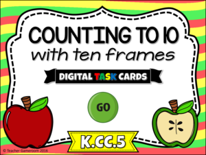 Counting to 10 Task Cards