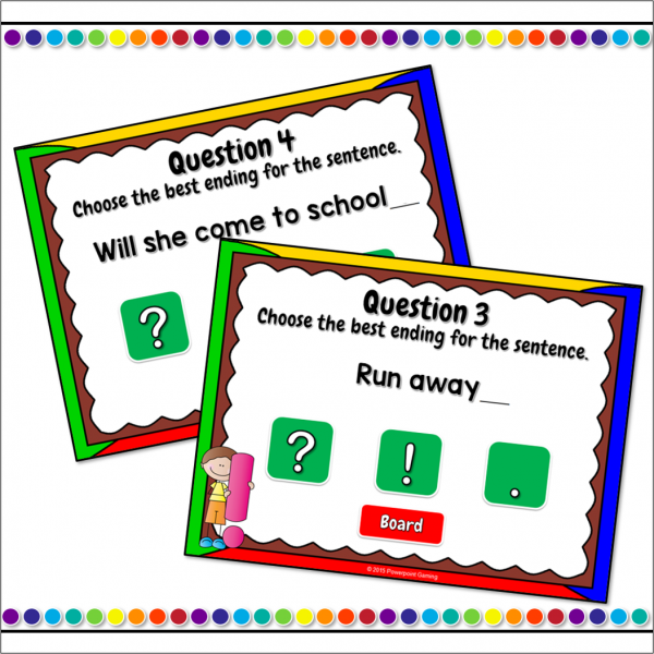 Ending Punctuation Teacher vs Student Powerpoint Game - Image 3