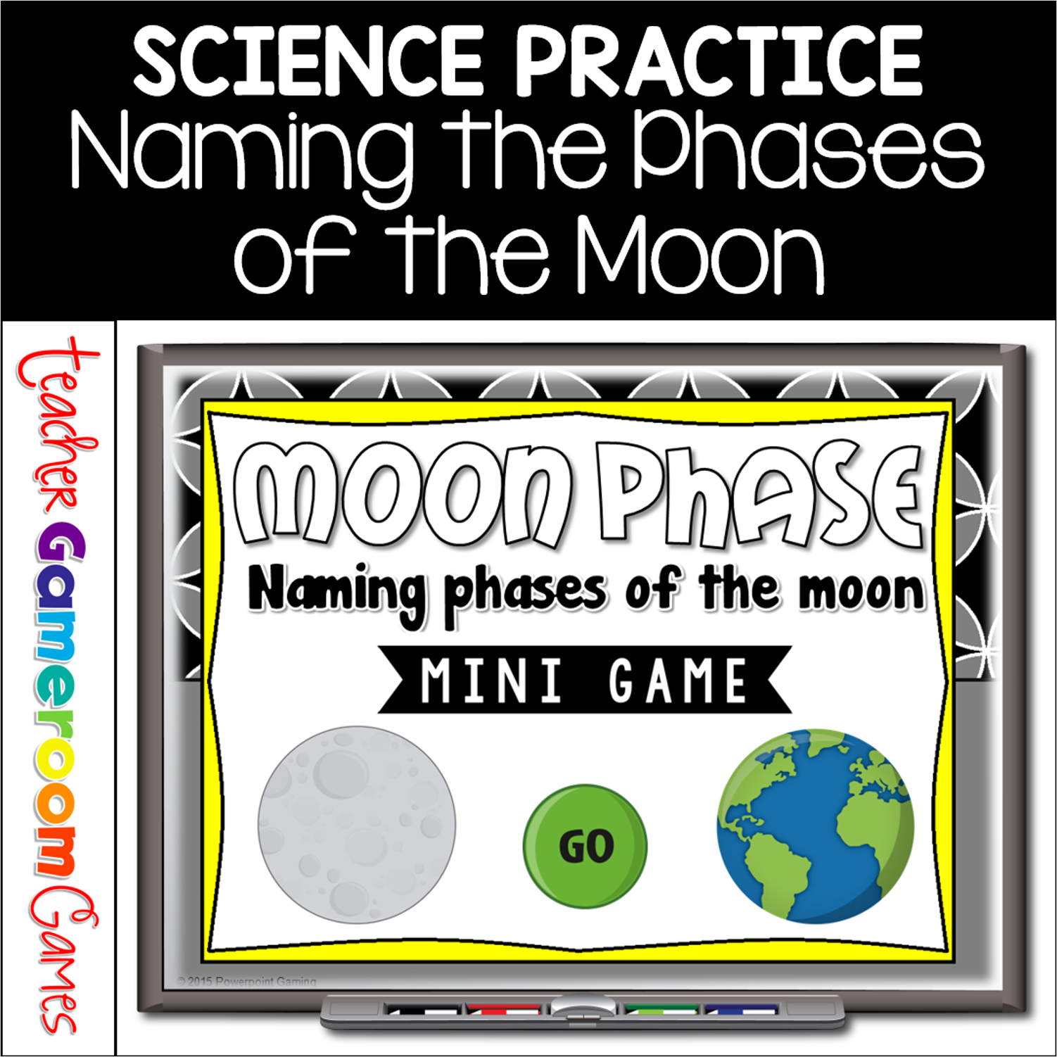 Phases Of The Moon Mini Powerpoint Game Cover