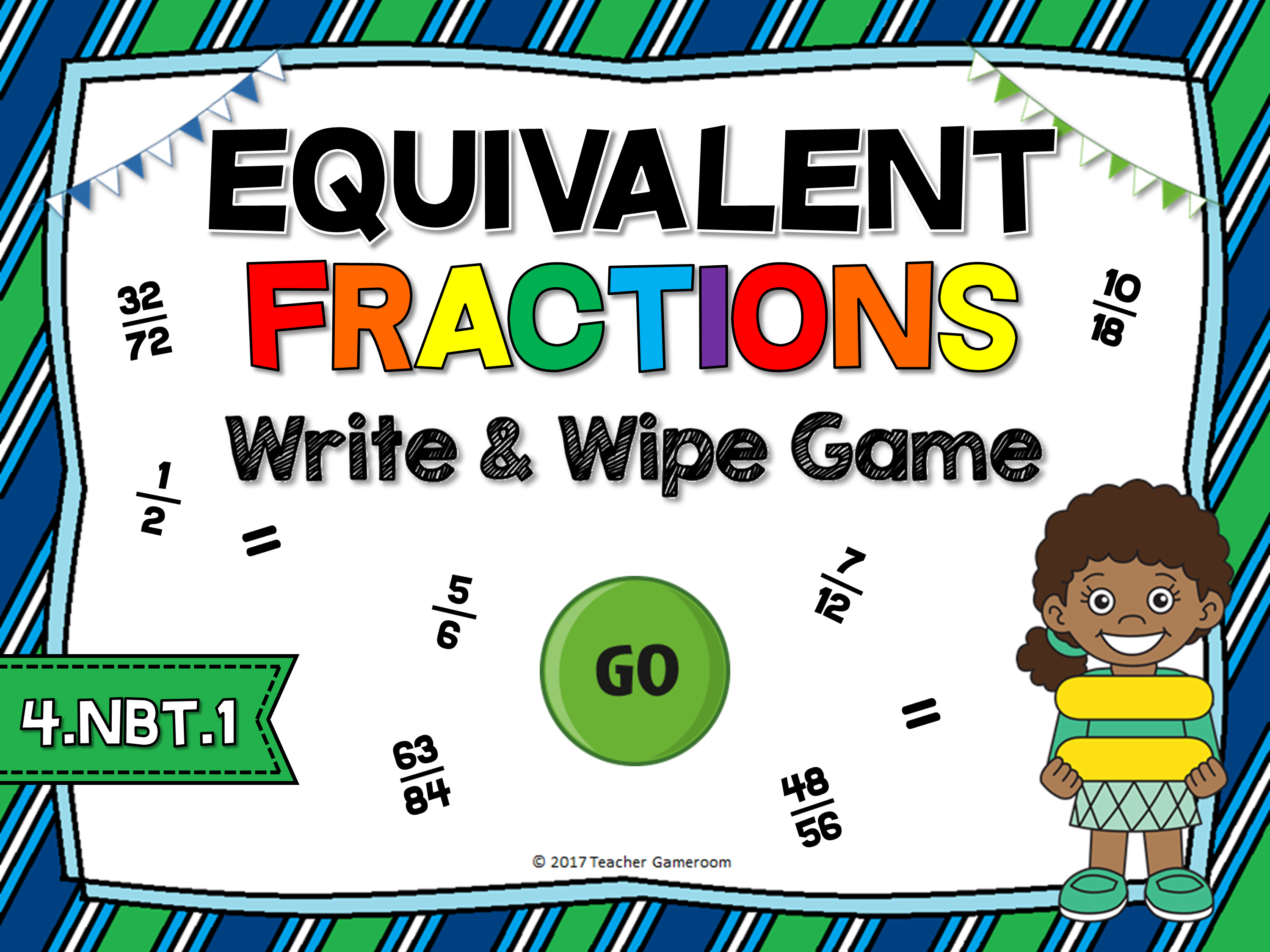 equivalent fractions clipart