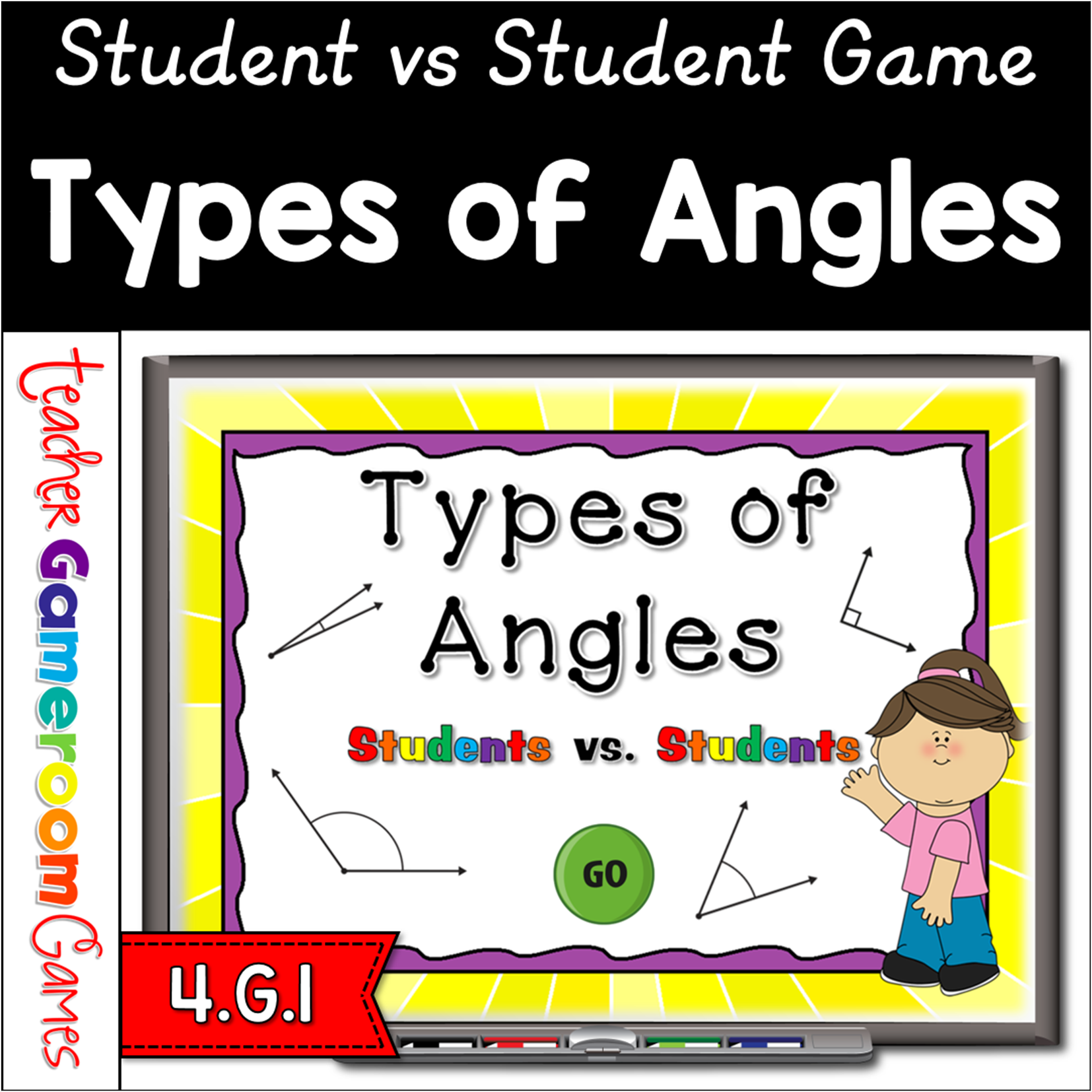 Types Of Angles Student Vs Student Powerpoint Game Cover