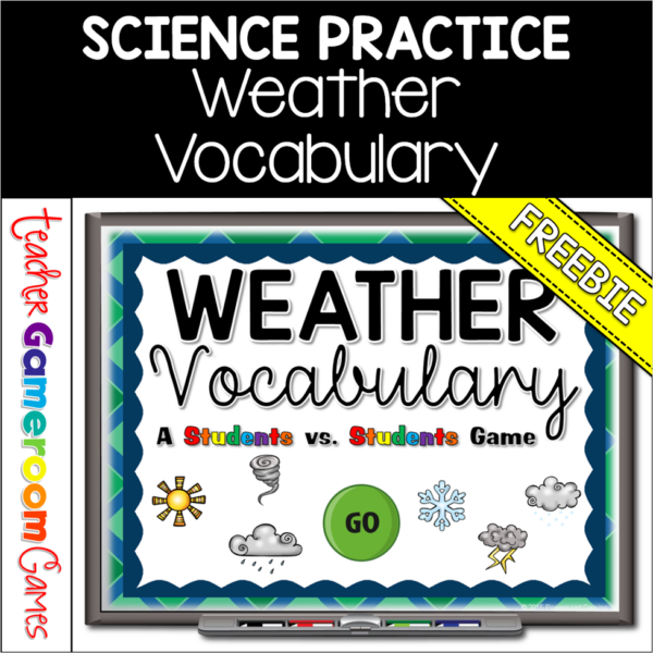 Weather Vocabulary Student vs Student Game - Teacher Gameroom