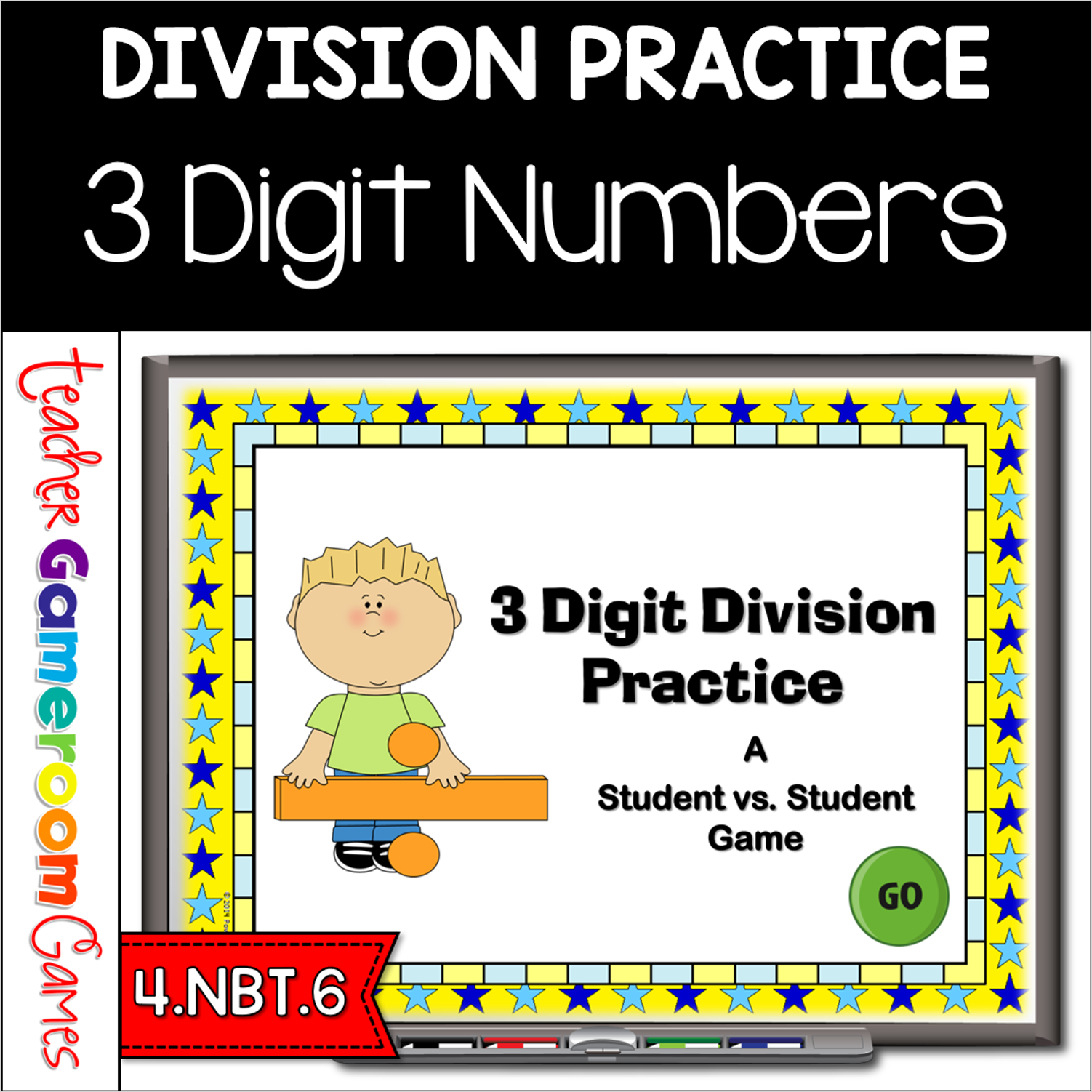 3 Digit Division Student Vs Student Game Cover