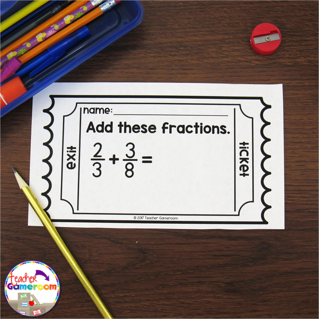 How to use exit tickets in the classroom teacher gameroom