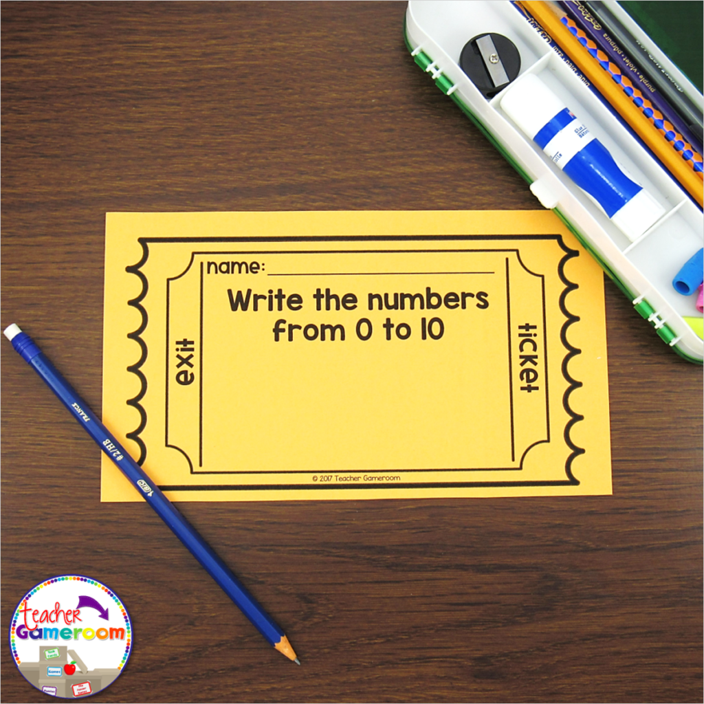 How to use exit tickets in the classroom teacher gameroom