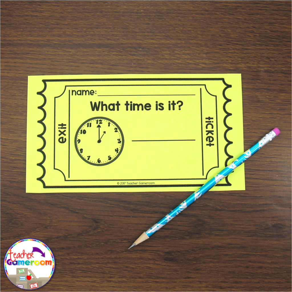How to use exit tickets in the classroom teacher gameroom