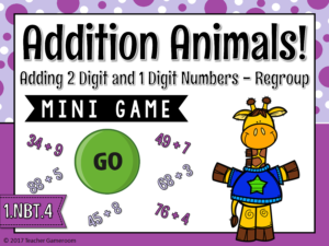 Adding 2 Digit and 1 Digit Numbers (Regrouping)