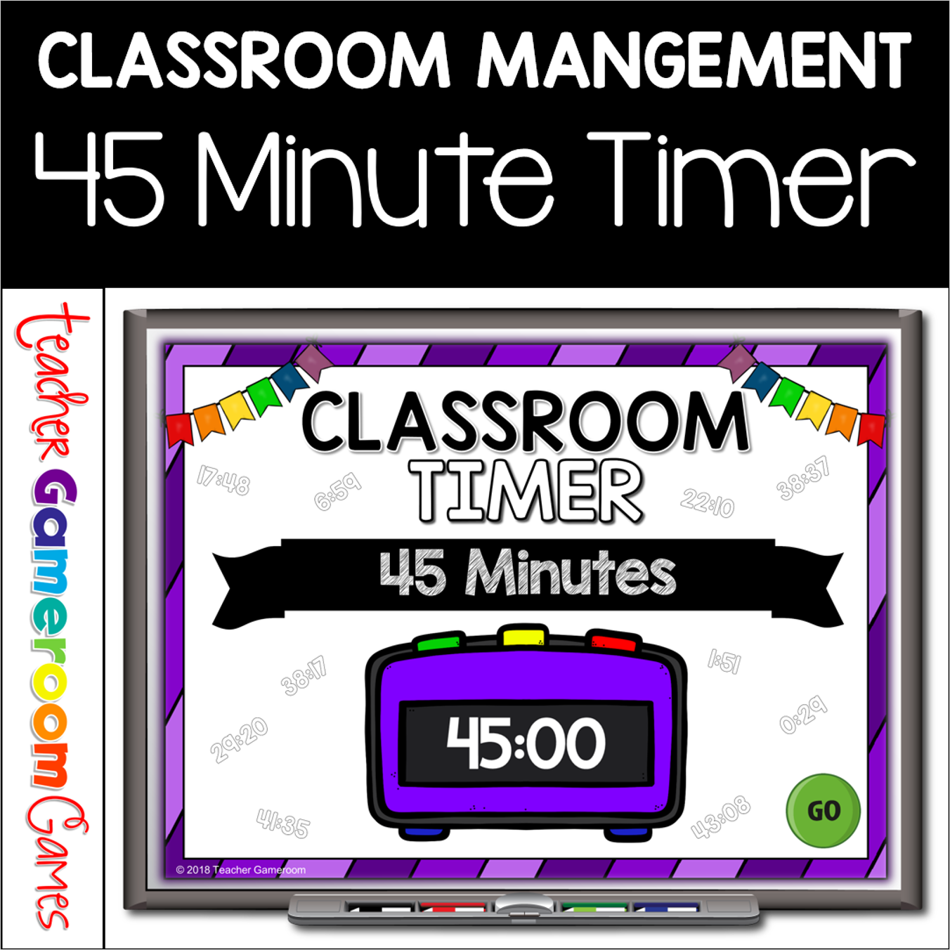Classroom Timer 45 Minutes Cover