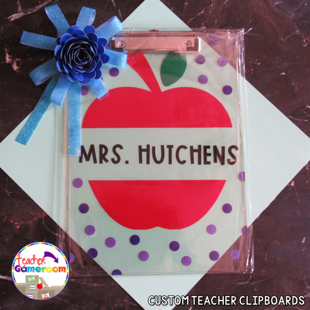 DIY Teacher Clipboards - Final Design