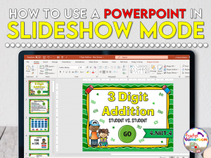 How to use a Powerpoint in Slideshow Mode