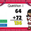 2 Digit Addition Valentine's Day Write and Wipe Powerpoint Game - Image 3