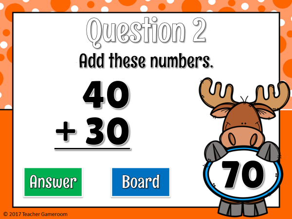 2 Digit and Multiples of 10 Addition Digital Mini Game - Image 2