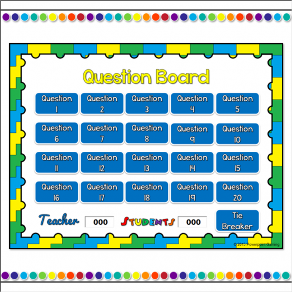2 Digit by 1 Digit Multiplication Teacher vs Student Powerpoint Game - Image 2