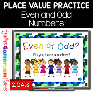 2nd Grade Even or Odd Student vs Student Powerpoint Game