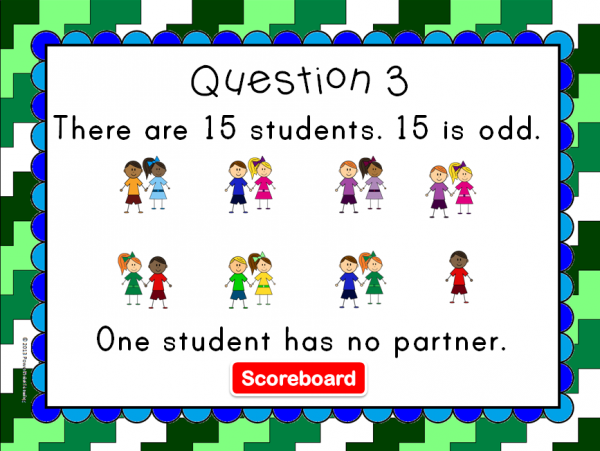 2nd Grade Even or Odd Student vs Student Powerpoint Game - Image 4