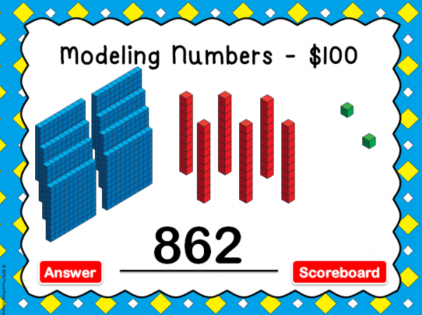 2nd Grade Numbers and Patterns Review Game Thumbnail - Image 3