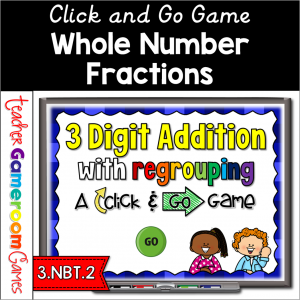 3 Digit Addition with Regrouping Click and Go Game Thumbnail 3