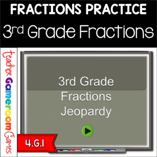 3rd Grade Fraction Review PowerPoint Game