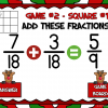 Adding Fractions Christmas Tic-Tac-Toe Powerpoint Game - Image 4