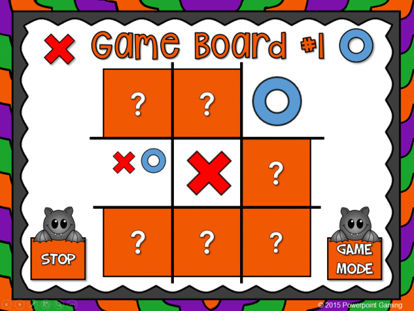 Adding Fractions Halloween Tic-Tac-Toe Powerpoint Game Cover - Image 3