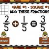 Adding Fractions Thanksgiving Tic-Tac-Toe Powerpoint Game - Image 3