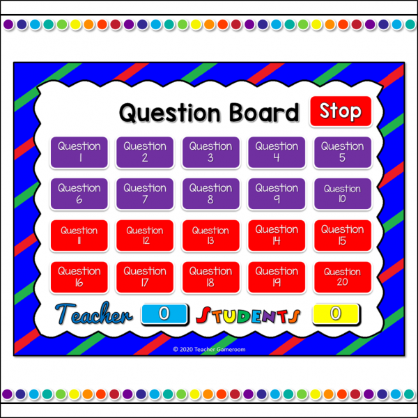 Adding Subtracting 10 Mentally Teacher vs Student Powerpoint Game - Image 2