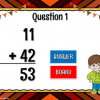 Adding Within 100 Fall Teacher v s Student Powerpoint Game - Image 3
