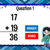 Adding Within 100 Winter Teacher vs Student Powerpoint Game - Image 2