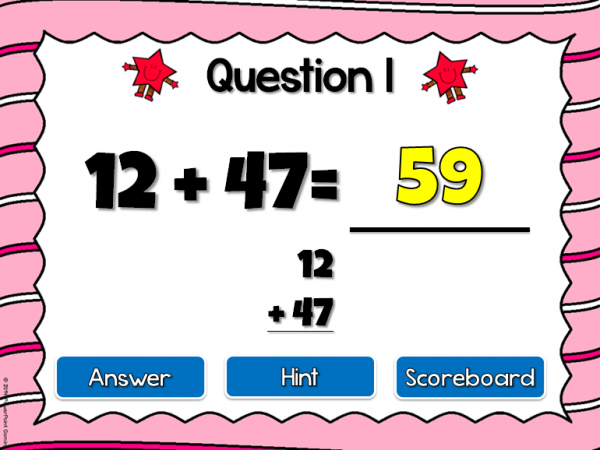 Adding within 100 Find the Star Powerpoint Game - Image 2