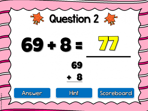 Adding within 100 Find the Star Powerpoint Game - Image 3