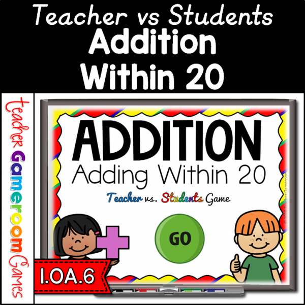 Adding within 20 Teacher vs Student Game