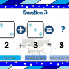 Adding within 5 Winter Teacher vs Student PowerPoint Game - Image 3