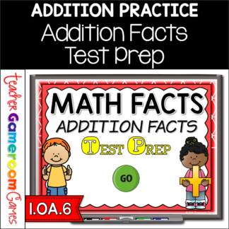 Addition Facts Test Prep Powerpoint Game
