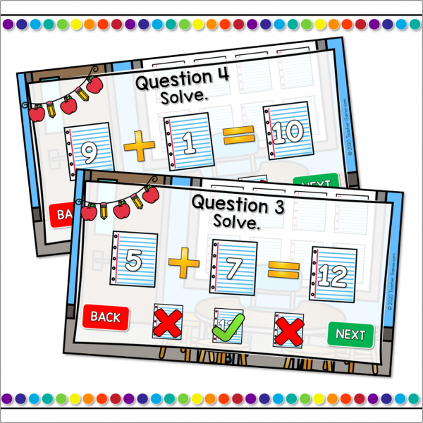 Addition within 20 Self-Checking Game - Image 4