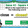 Adjectives Comparatives and Superlatives Tic-Tac-Toe Powerpoint Game - Image 4