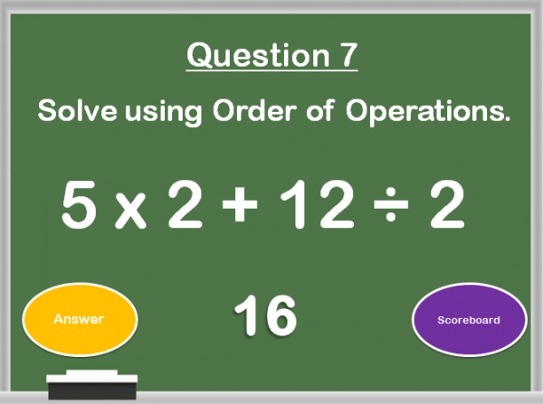 Algebraic Expressions and Equations Teacher vs Student Powerpoint Game - Image 4