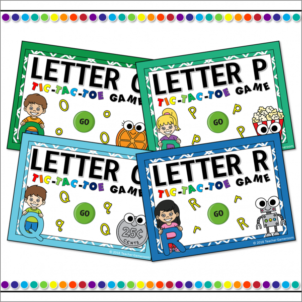 Alphabet Tic-Tac-Toe Bundle N-Z - Image 2