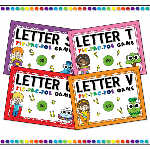 Alphabet Tic-Tac-Toe Bundle N-Z - Image 3