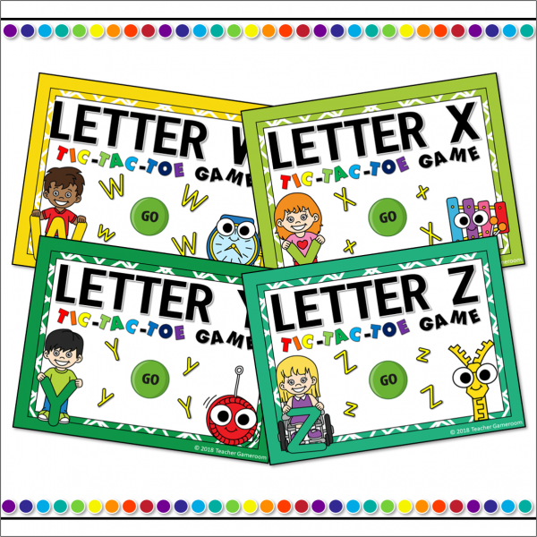 Alphabet Tic-Tac-Toe Bundle N-Z - Image 4