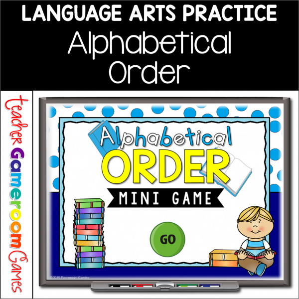 Alphabetical Order Powerpoint Mini Game
