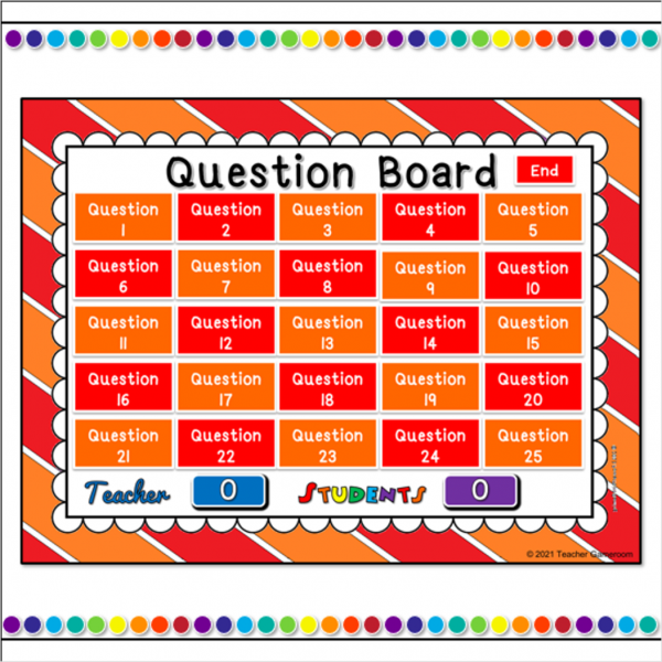 Area and Perimeter Metric Teacher vs Student Powerpoint Game - Image 2