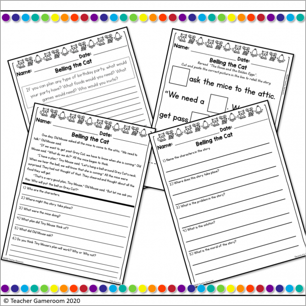 Belling the Cat Digital eBook and Activities - Image 4