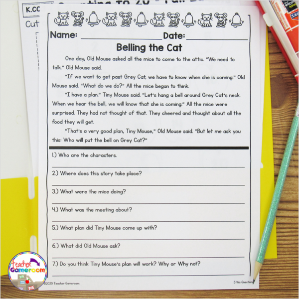 Belling the Cat Digital eBook and Activities - Image 5
