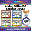 Adding within 100 Seasons Powerpoint Game Bundle - Image 3