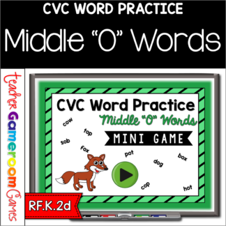 CVC Middle O Practice Mini Game