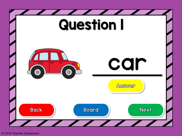 CVC Word Practice Bingo Game - Image 3