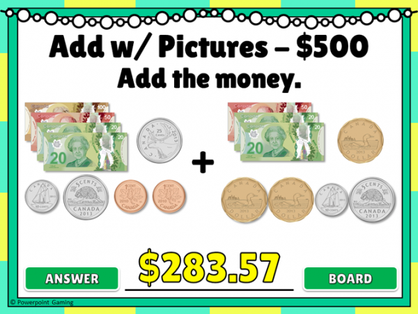 Canadian Money Review Game - Image 3