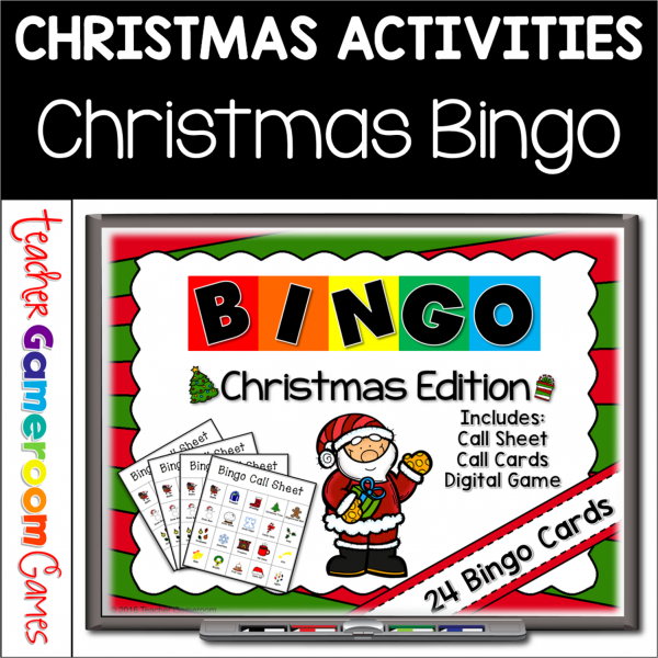 Christmas Bingo Powerpoint Game Kit