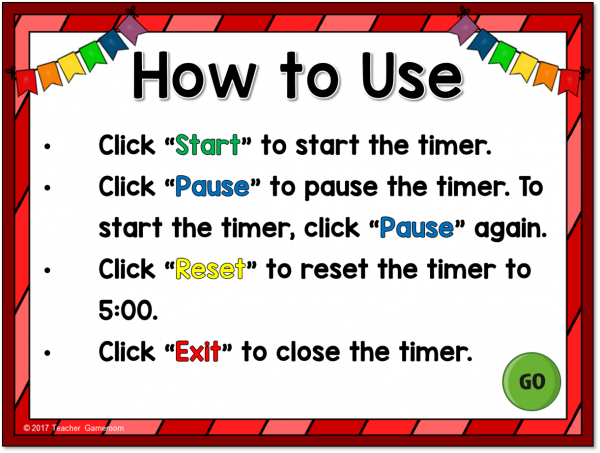 Classroom Timer - 5 Minutes - Image 2
